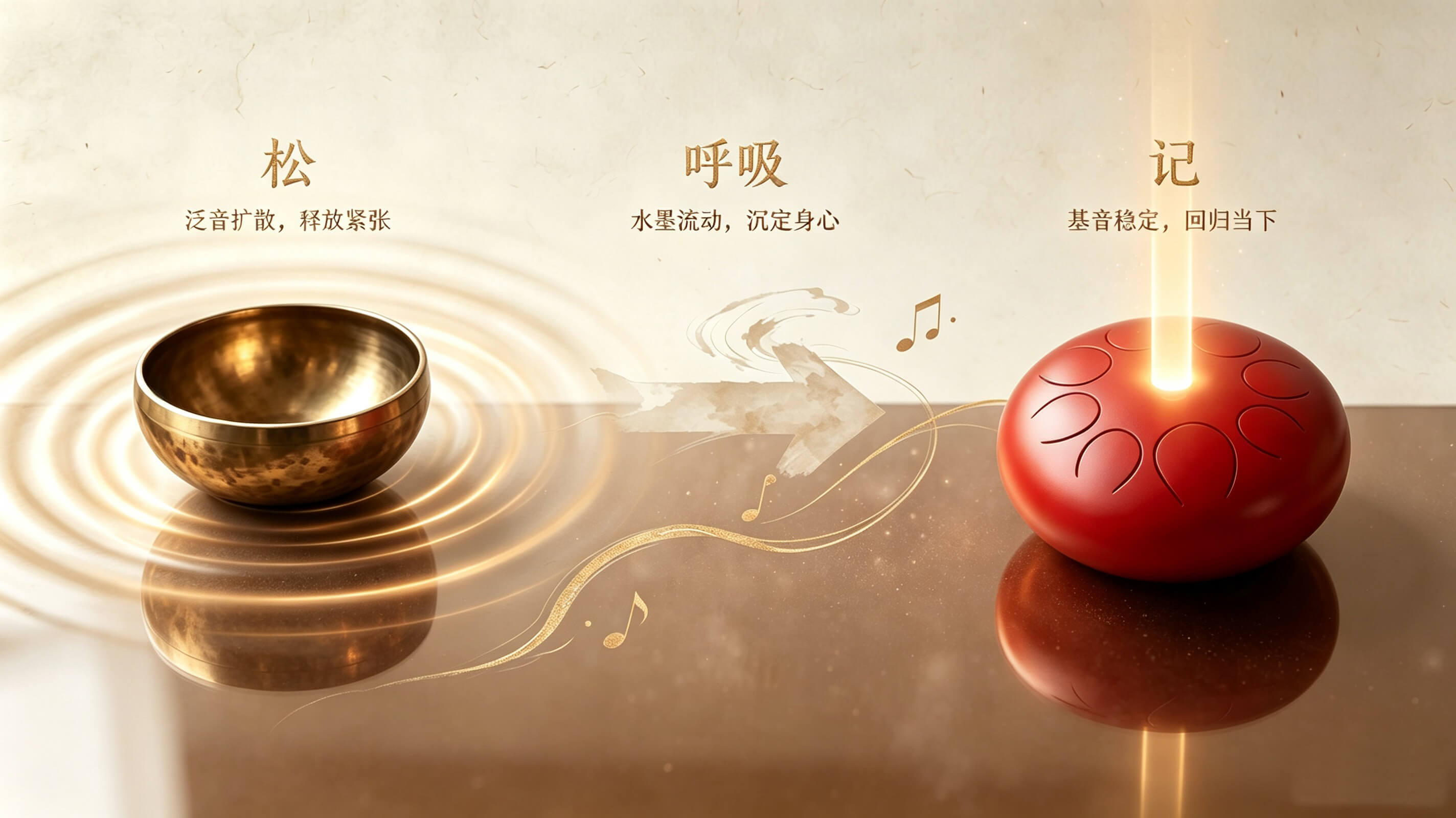 颂钵与色空鼓融合流程图