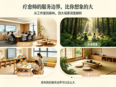 森林茶道疗愈场景